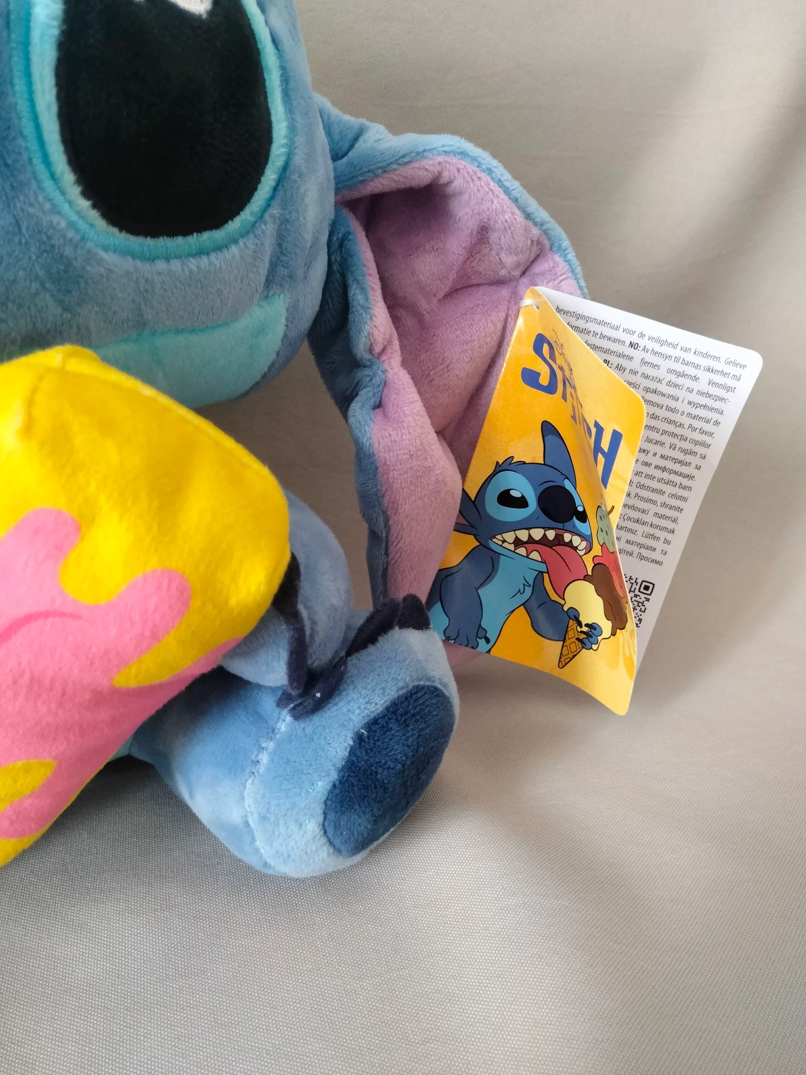 Peluche Stitch com seu sorvete | Disney | Novo | Azul | Aproximadamente 25 cm – photo 3
